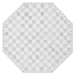Sterling Checkered 6' Octagon Washable Rug