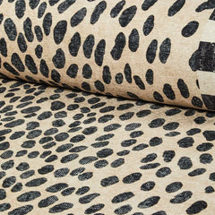Snow Leopard 8' x 10' Washable Rug