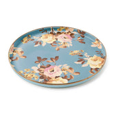 Wild Rose White Round Tray