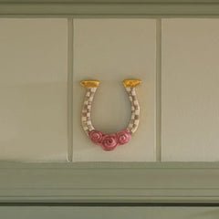 Mocha Check Horseshoe