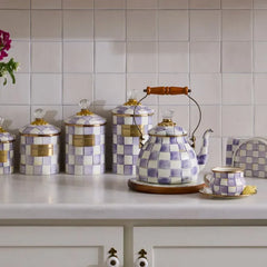 Violet Check Large Canister