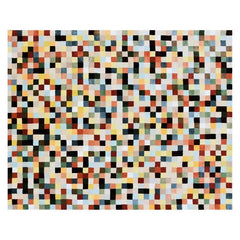 Multicolor Checkerboard 8' x 10' Rug