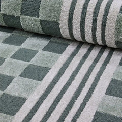 Sage Green Tonal Check 2'3" x 3'9" Rug