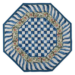 Truly Royal Check Rug - 6' Octagon Rug
