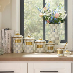 Sterling Check Demi Canister