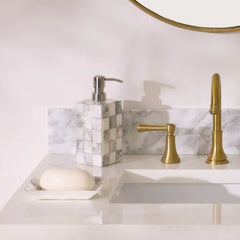 Sterling Check Capiz Soap Pump