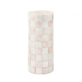 Courtly Check Capiz Vase