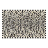 Snow Leopard 5' x 7'6" Washable Rug