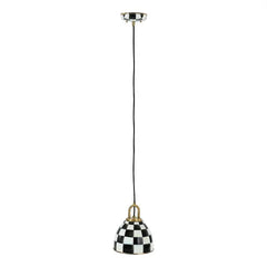 Courtly Check 8" Dome Pendant Lamp