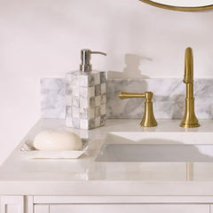 Sterling Check Capiz Soap Dish