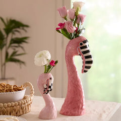 Patience Brewster Flamingo Ceramic Vase