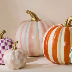 Rosy Stripe Medium Pumpkin