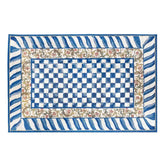 Truly Royal Check 5' x 7'6" Washable Rug