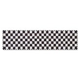 Courtly Checkered 2'6" x 10' Washable Runner