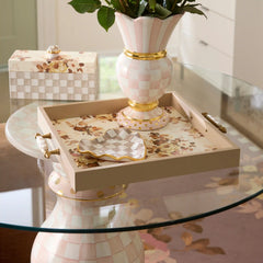 Mocha Tartan Serving Tray