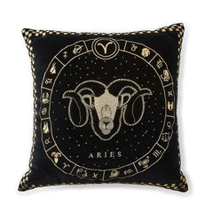 Aries Zodiac Throw Pillow
