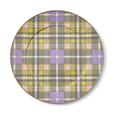 Tartan Latte Serving Platter