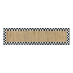 Naturals Check 2'6" x 10' Washable Runner