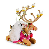 Patience Brewster Dash Away Sitting Dancer Reindeer Figure