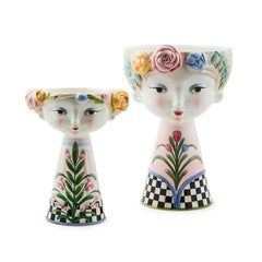 Rosy Meadow Short Lady Vase