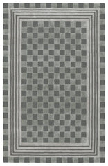 Sage Green Tonal Check 5' x 8' Rug