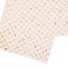 Rosy Check Dish Towel