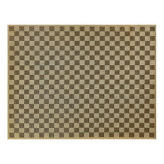 Black Check 8' x 10' Indoor/Outdoor Rug
