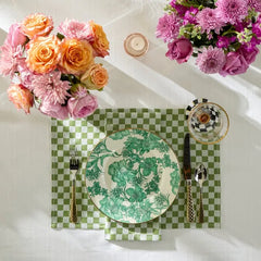 Green Check Placemat, Set of 4