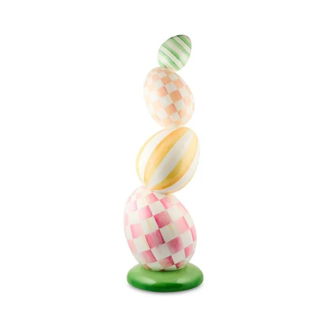Frolic Spring Stacked Egg Trophy Topiary