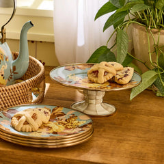 Wild Rose White Mini Pedestal Platter