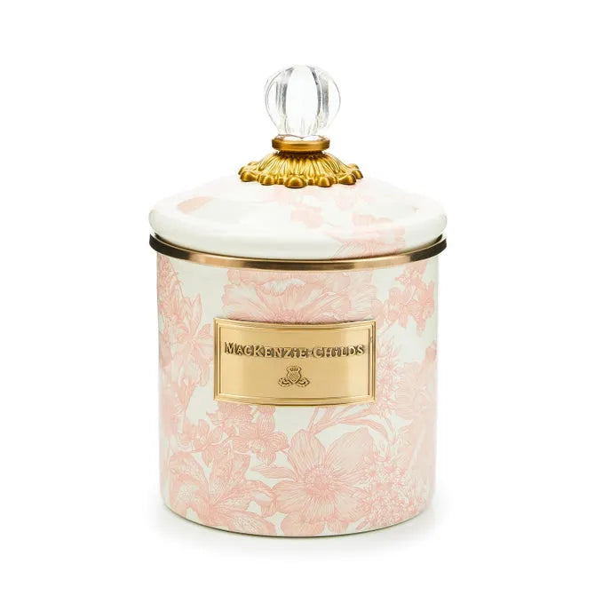 Rosy English Garden Small Canister