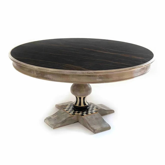 Tuscan Farm 62" Round Pedestal Table