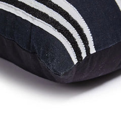 Monogram "Q" Beaded Throw Pillow