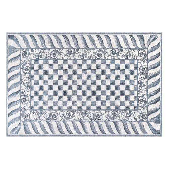 Sterling Check 5' x 7'6" Washable Rug