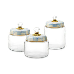 Sky Check Large Kitchen Canister