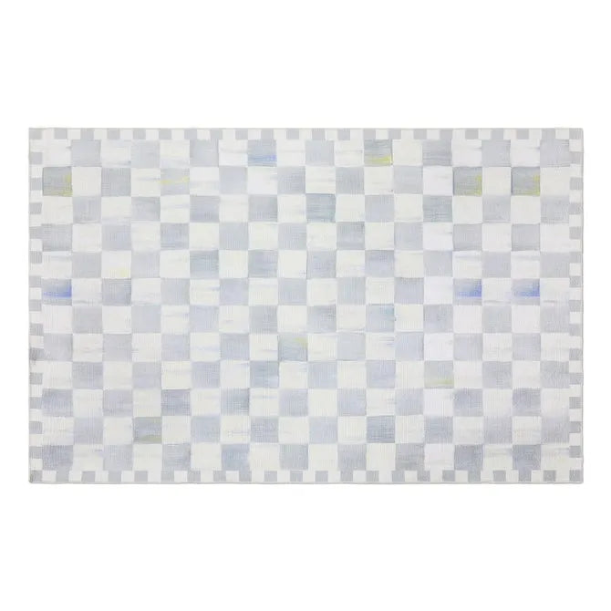Sterling Checkered 3' x 5' Washable Rug