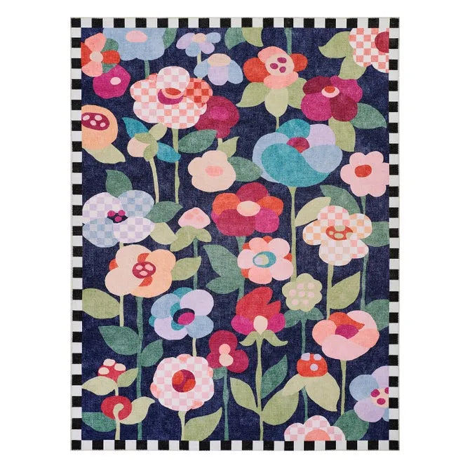 Posie Field 8' x 10' Washable Rug