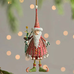 Patience Brewster Dash Away Dashing Santa Ornament