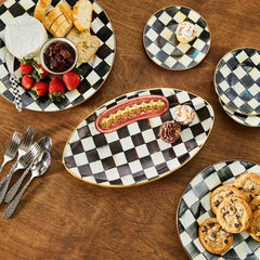 Courtly Check Football Platter