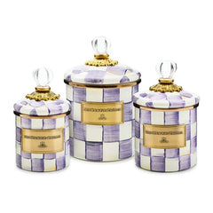 Violet Check Demi Canister