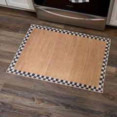 Naturals Check 3' x 5' Washable Rug