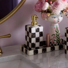 Courtly Check Capiz Soap Pump