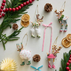Patience Brewster Dash Away Blitzen Reindeer Ornament