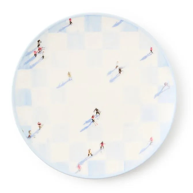 Gray Malin Ski Holiday Salad Plates, Set of 4