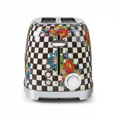 Mocha Check 2-Slice Toaster