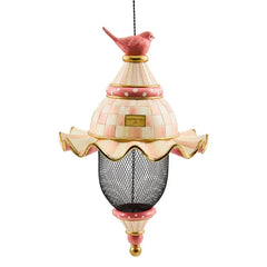 Rosy Check Pendant Bird Feeder