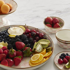Wild Rose White Pinch Bowl