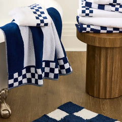 Indigo Stripe Bath Towel