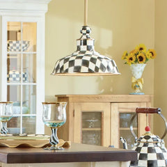 Courtly Check 12" Barn Pendant Lamp