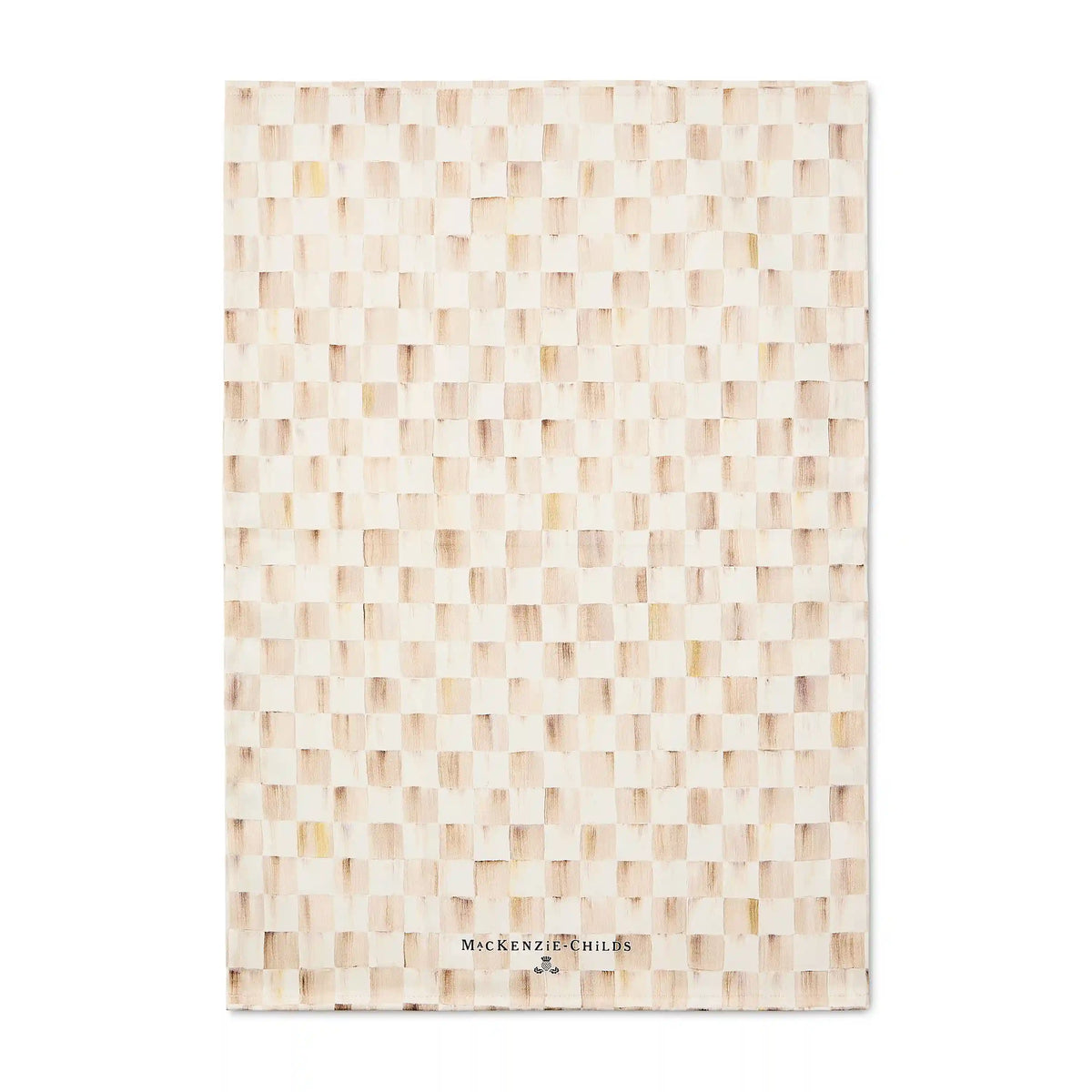 Rosy Check Dish Towel